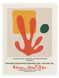 Wall art print Inspiré Henri Matisse III