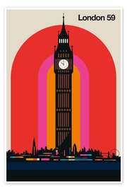 Wall art print London 59 - Bo Lundberg