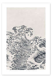 Wall art print Flood I - Mori Yūzan