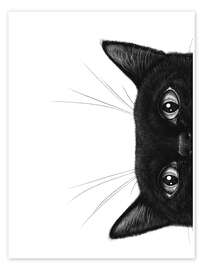 Wall art print Black Cat II - Valeriya Korenkova