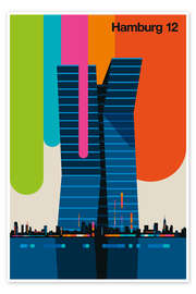 Wall art print Hamburg 12 - Bo Lundberg