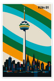 Wall art print Cologne 81 - Bo Lundberg