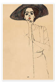 Wall art print Portrait of a Woman II - Egon Schiele