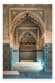 Wall art print Moroccan architecture, Marrakesh - Matteo Colombo