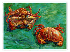 Wall art print Two Crabs, 1889 - Vincent van Gogh