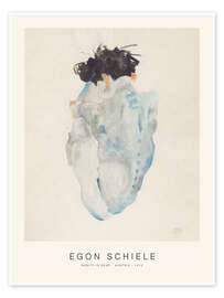 Wall art print Nudity in Blue, 1912 - Egon Schiele