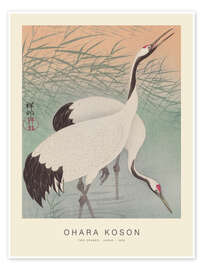 Poster Two Cranes, 1926 - Ohara Koson