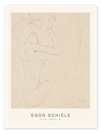 Wall art print The Kiss - Egon Schiele
