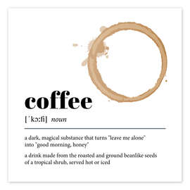 Poster Coffee Definition - TAlex