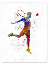 Wall art print Tennis player II - nobelart