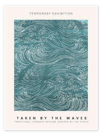 Wall art print Taken by the Waves II - Mori Yūzan
