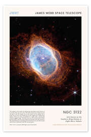 Poster JWST - Southern Ring Nebula - NASA