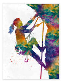Wall art print Climbing I - nobelart
