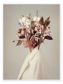 Wall art print I fell in Love with fall because of you - Frank Moth