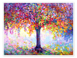 Wall art print Tree of Happiness - Leon Devenice