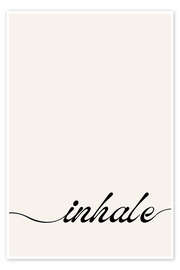 Wall art print Inhale - Henrike Schenk