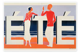Poster Ete, 1925