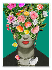 Wall art print Floral Frida I - Frida Floral Studio