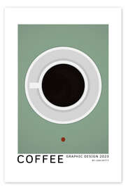 Wall art print Coffee - Graphic Design - Lisa Ketty