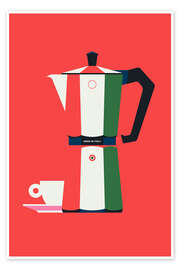 Wall art print Italian Coffee - Bo Lundberg