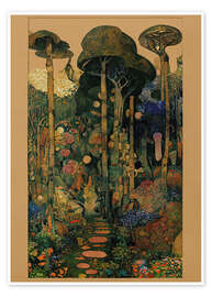 Wall art print Magic Gardens - Collage II - Mariusz Flont