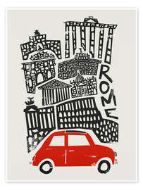 Wall art print Rome - Fox &amp; Velvet
