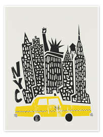Wall art print NYC - Fox &amp; Velvet