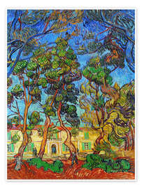 Wall art print Hospital at Saint-Rémy, 1889 - Vincent van Gogh