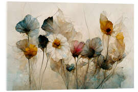 Acrylic print Dried Flower Arrangement - treechild