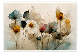 Wall art print Dried Flower Arrangement - treechild