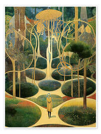 Wall art print Magic Gardens - Collage VII - Mariusz Flont