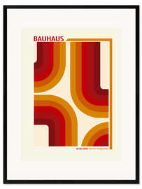 Framed art print Bauhaus - Retro Bow - Mandy Reinmuth