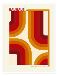Wall art print Bauhaus - Retro Bow - Mandy Reinmuth