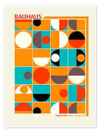 Wall art print Bauhaus - Panton Pop - Mandy Reinmuth