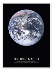 Wall art print The Blue Marble - Apollo 17 - NASA