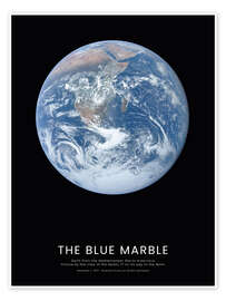 Poster The Blue Marble - NASA