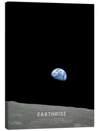 Canvas print Earthrise - Apollo 8 - NASA