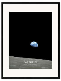 Framed art print Earthrise - Apollo 8 - NASA