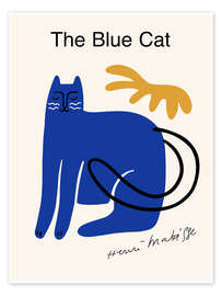 Wall art print The Blue Cat, Matisse
