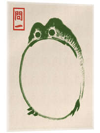 Acrylic print Grumpy Toad II - Matsumoto Hoji