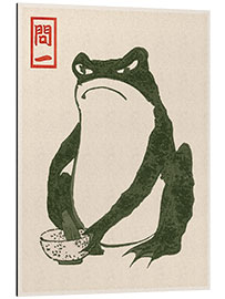 Aluminium print Grumpy Toad III - Matsumoto Hoji