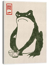 Canvas print Grumpy Toad III - Matsumoto Hoji