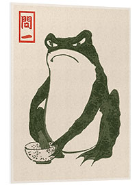 Foam board print Grumpy Toad III - Matsumoto Hoji