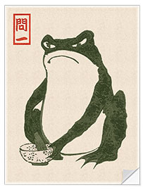 Wall sticker Grumpy Toad III - Matsumoto Hoji