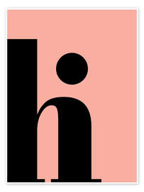 Poster Simply Hi - Typobox