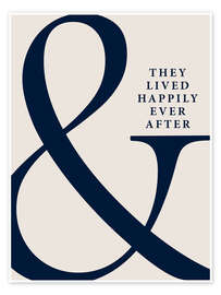 Poster And They Lived Happily Ever After II - Typobox