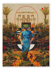 Wall art print Her Asymmetries - Frank Moth