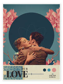 Wall art print Our Love tore Time to Pieces - Frank Moth