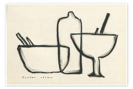 Wall art print Tableware still life - Evgeny Vetrov