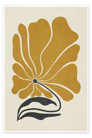 Wall art print Organic Yellow Flower I - Olga Telnova